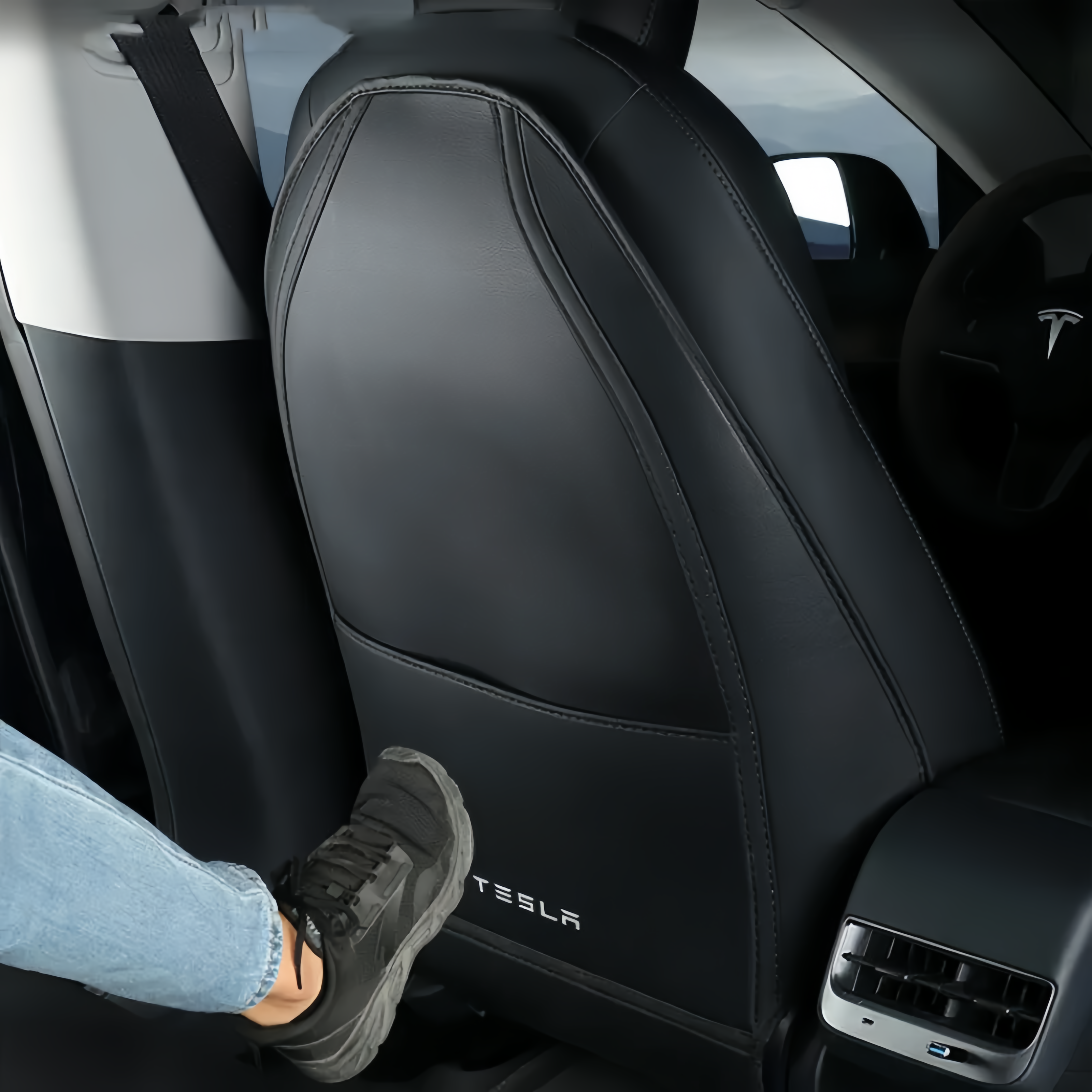 Seatback Kick Pad Protector for Tesla Model 3/Y (2017-2023)