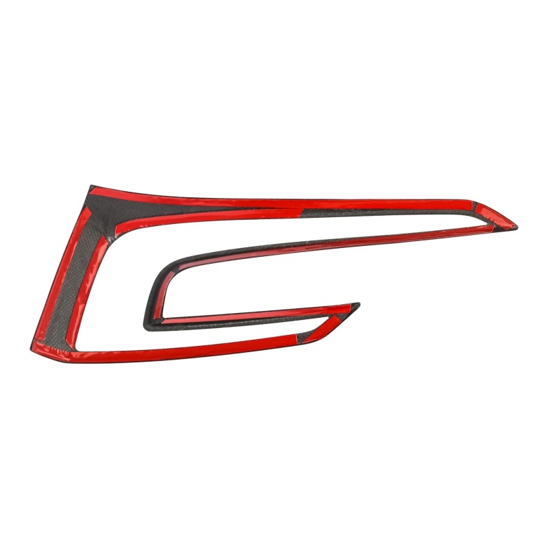 Real carbon fiber tail light frame for the Tesla Model 3 Highland