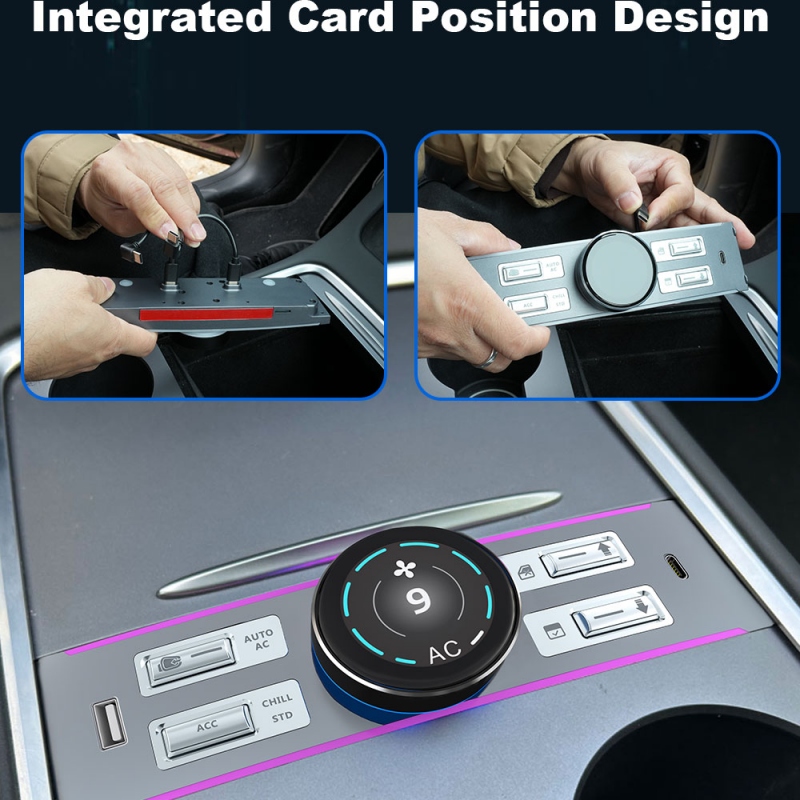 LCD Knob Docking Station for Tesla Model 3 Highland/Y