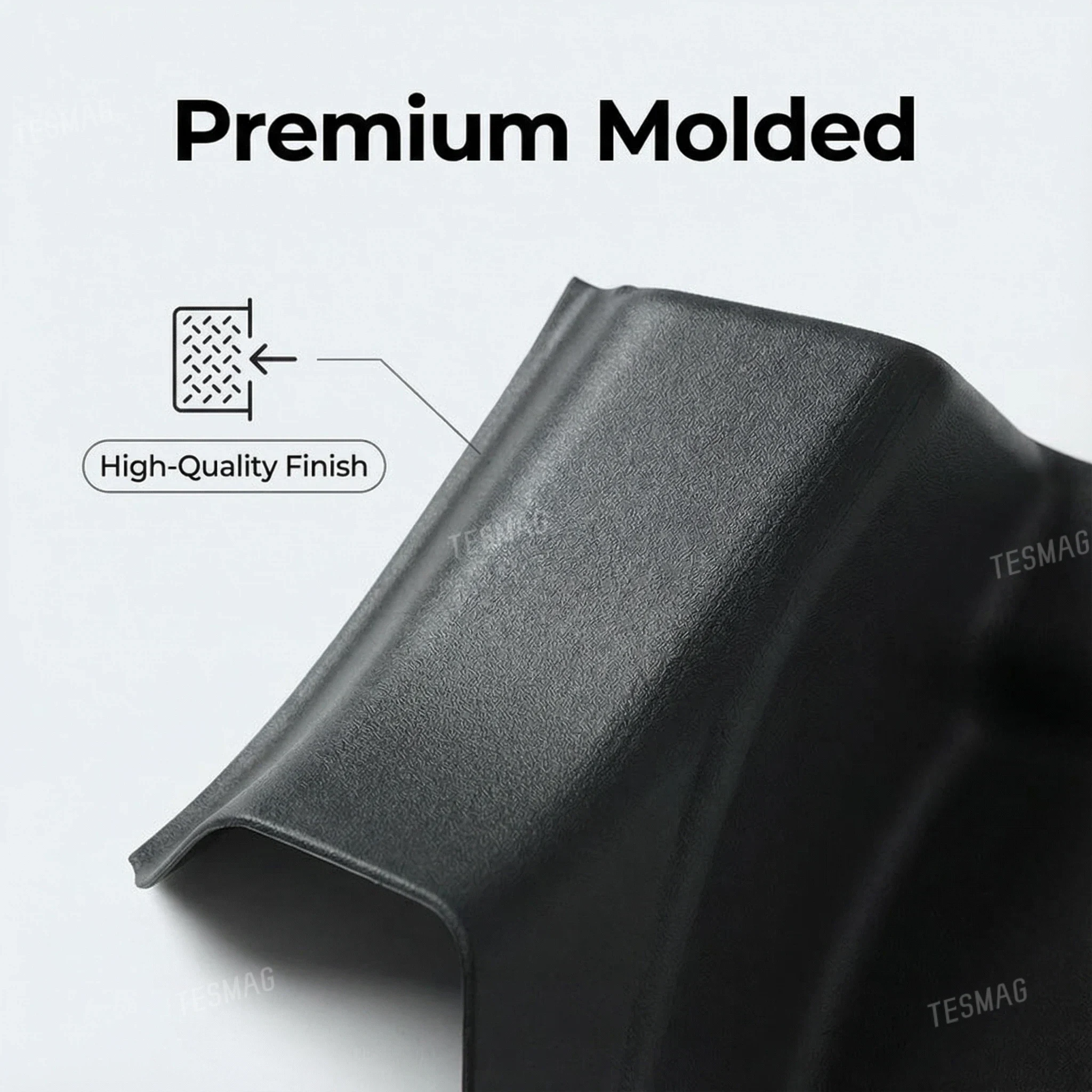 2023 Tesla Model Y Rear Trunk Side Protection Panels (2-Piece Set) - Custom Molded