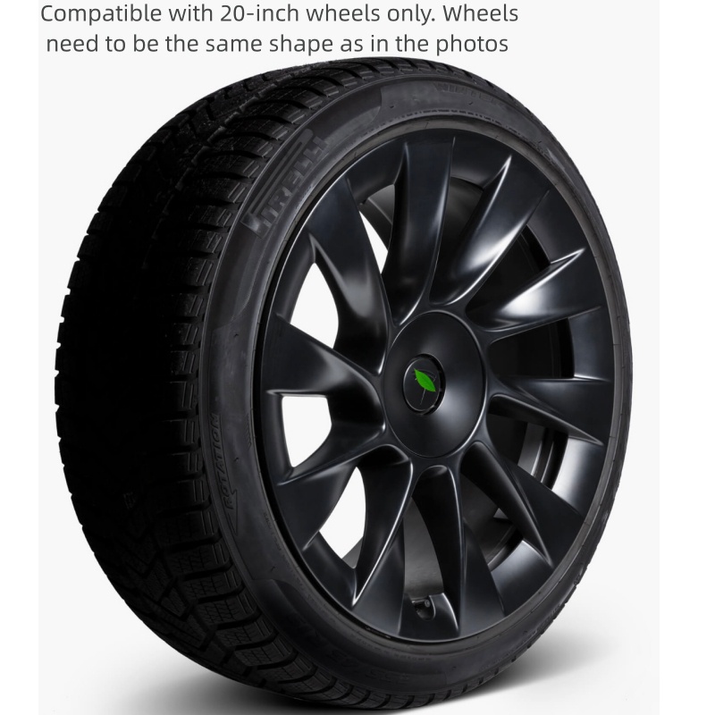 Tesla Model Y LED Floating Center Caps (4pcs)