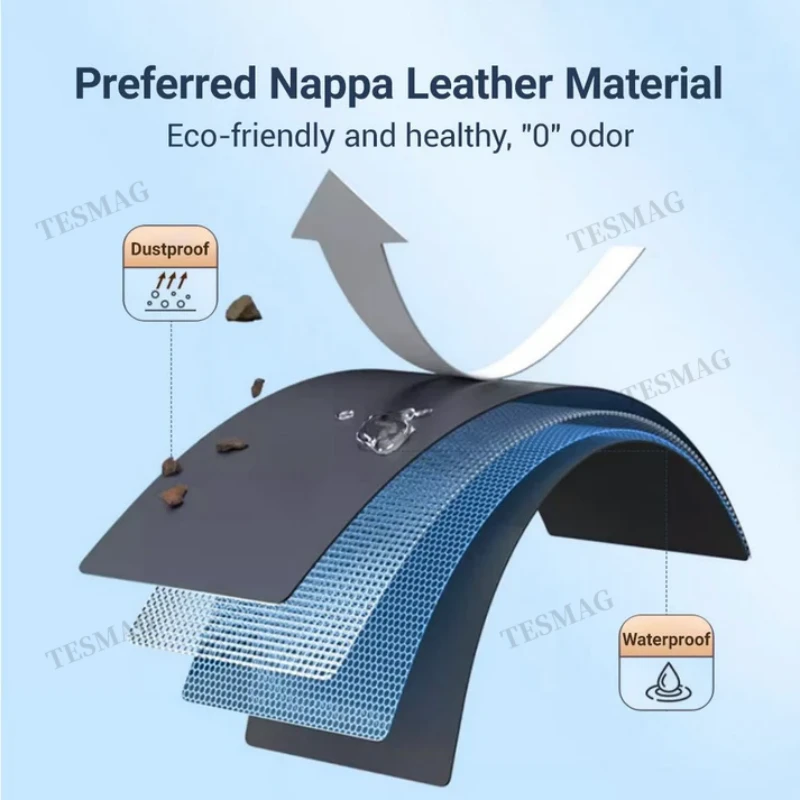 Tesla Model Y Juniper 2025 Rear Trunk Side Shields Made with Premium Napa Leather