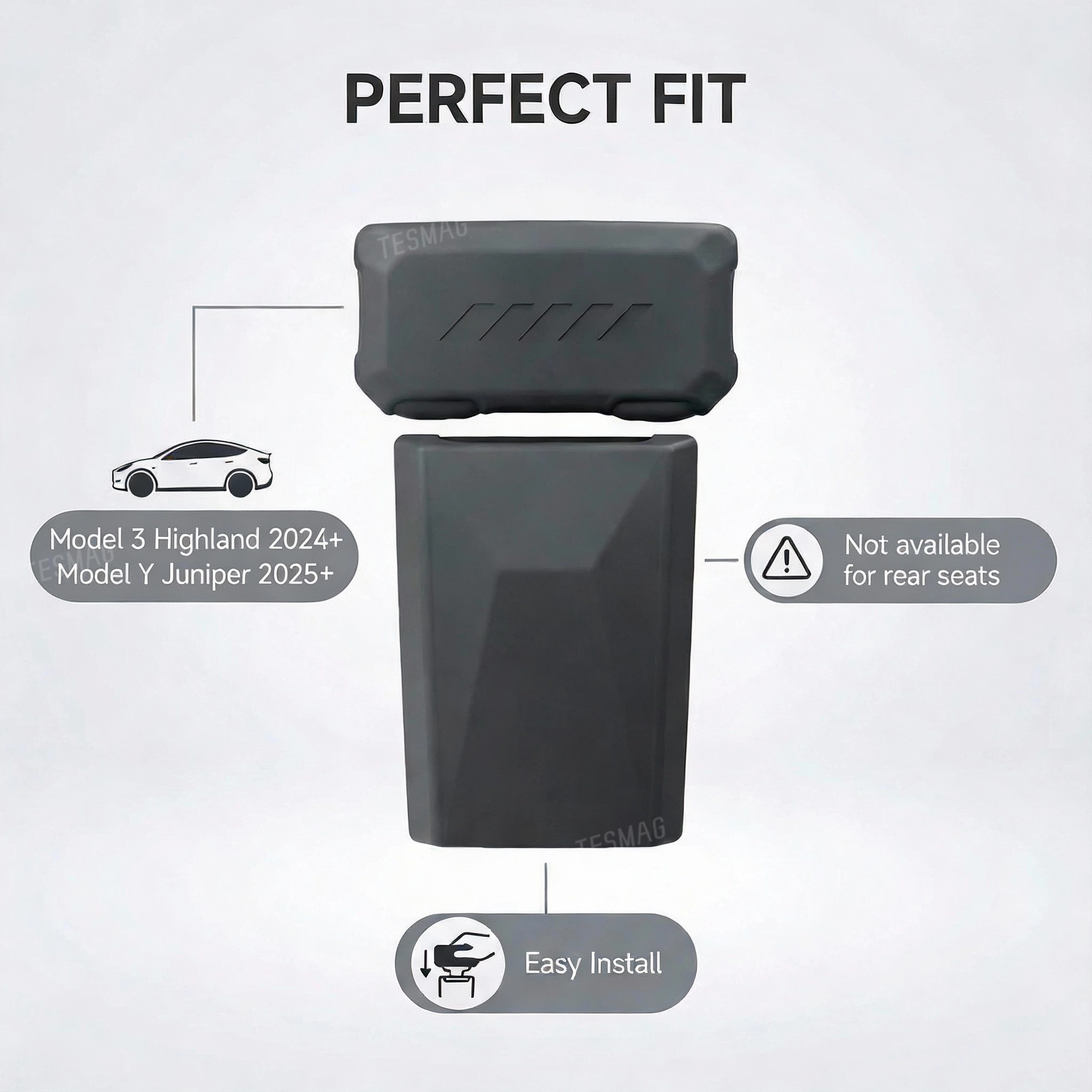 Car SeatBelt Buckle Button Protector Cover for Tesla Model Y Juniper /Model 3 Highland