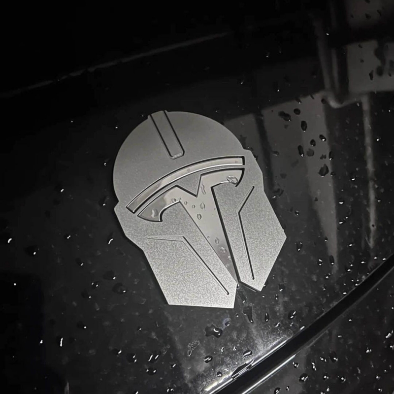 Tesla Model 3/Y Mandalorian Logo Decoration Sticker
