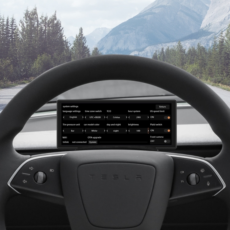 F62 Tesla Model 3 Highland 6.2-inch Linux System Dashboard Screen