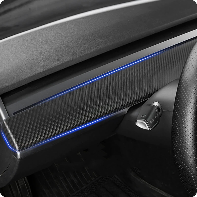 Tesla Model 3/Y Carbon Fiber Dash Cover - 