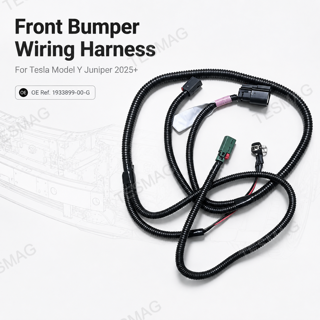 Front Bumper Wiring Harness for Tesla Model Y Juniper 2025+ | 1933899-00-G