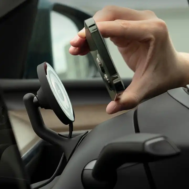 Magnetic Phone Charger Holder for Tesla Model 3/Y
