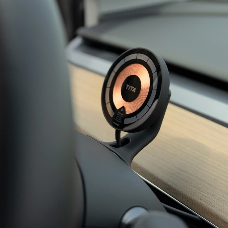 Magnetic Phone Charger Holder for Tesla Model 3/Y