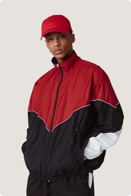 Color - blocked Sports Jacket