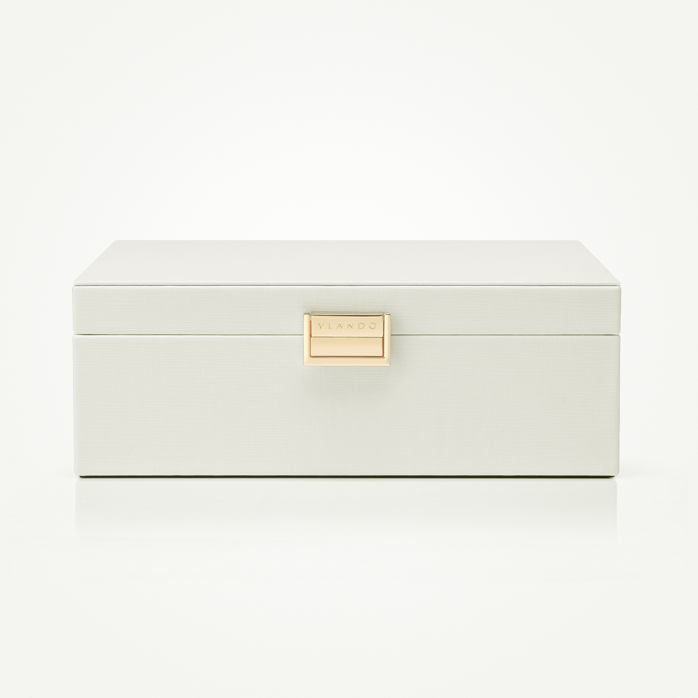 Omela丨VLANDO Jewelry Box for Women, 2 Layer Jewelry Organzier