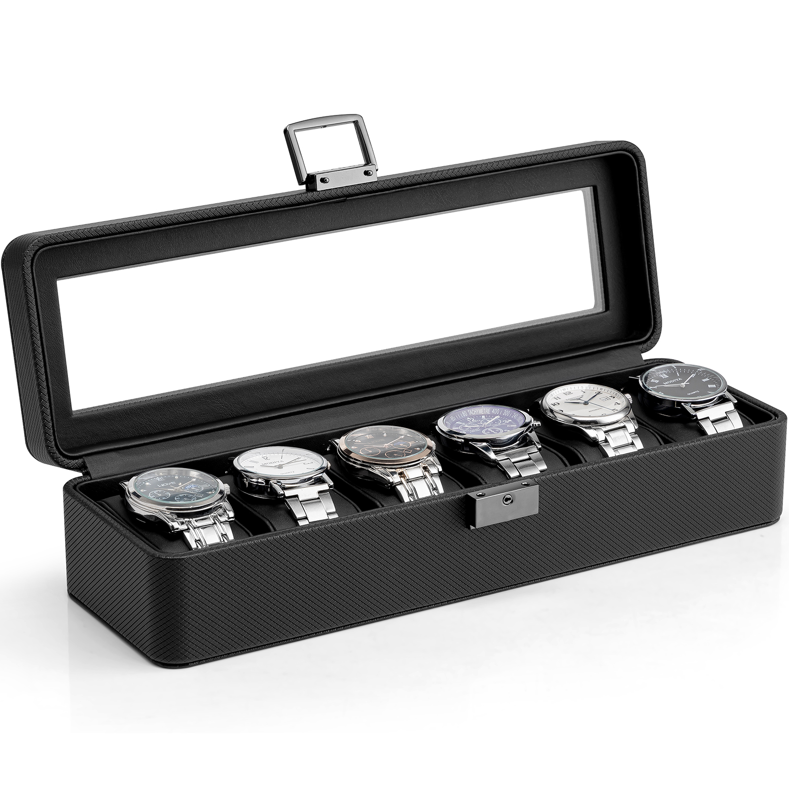 Vlando Multifunctional Watch Storage Box for Men