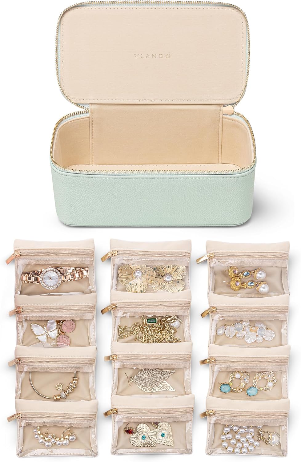 Vlando Travel Jewelry Box