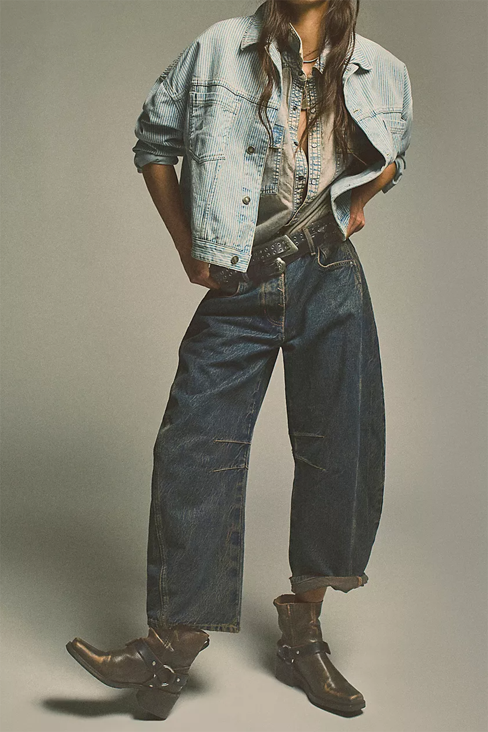 Mid low waist wide leg wide leg