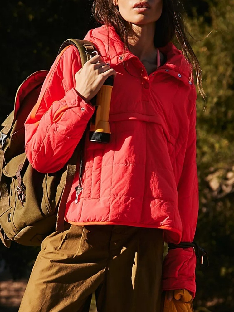 Packable Pullover Puffer Jacket