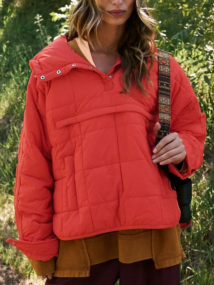 Packable Pullover Puffer Jacket
