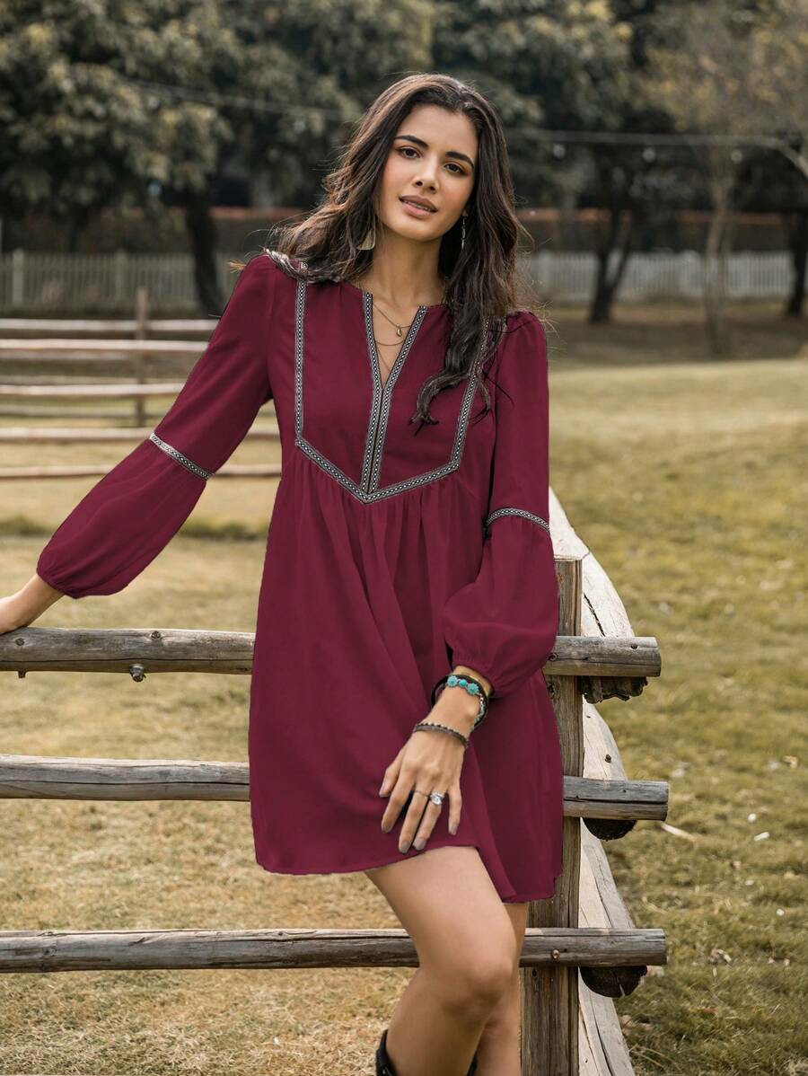 Boho Long Sleeve Mini Dress(BUY 2 FREE SHIPPING)