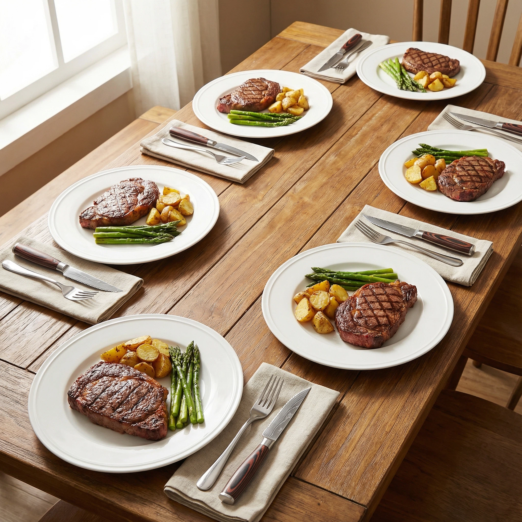 6-Piece Serrated Steak Knife Set