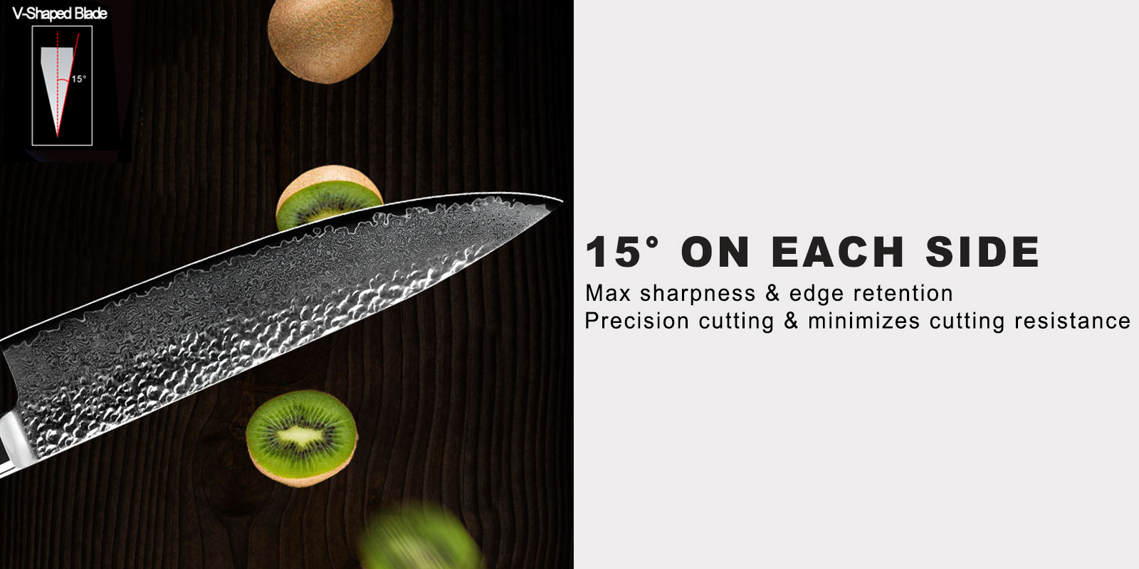 4 Piece Japanese Damascus Knife Set