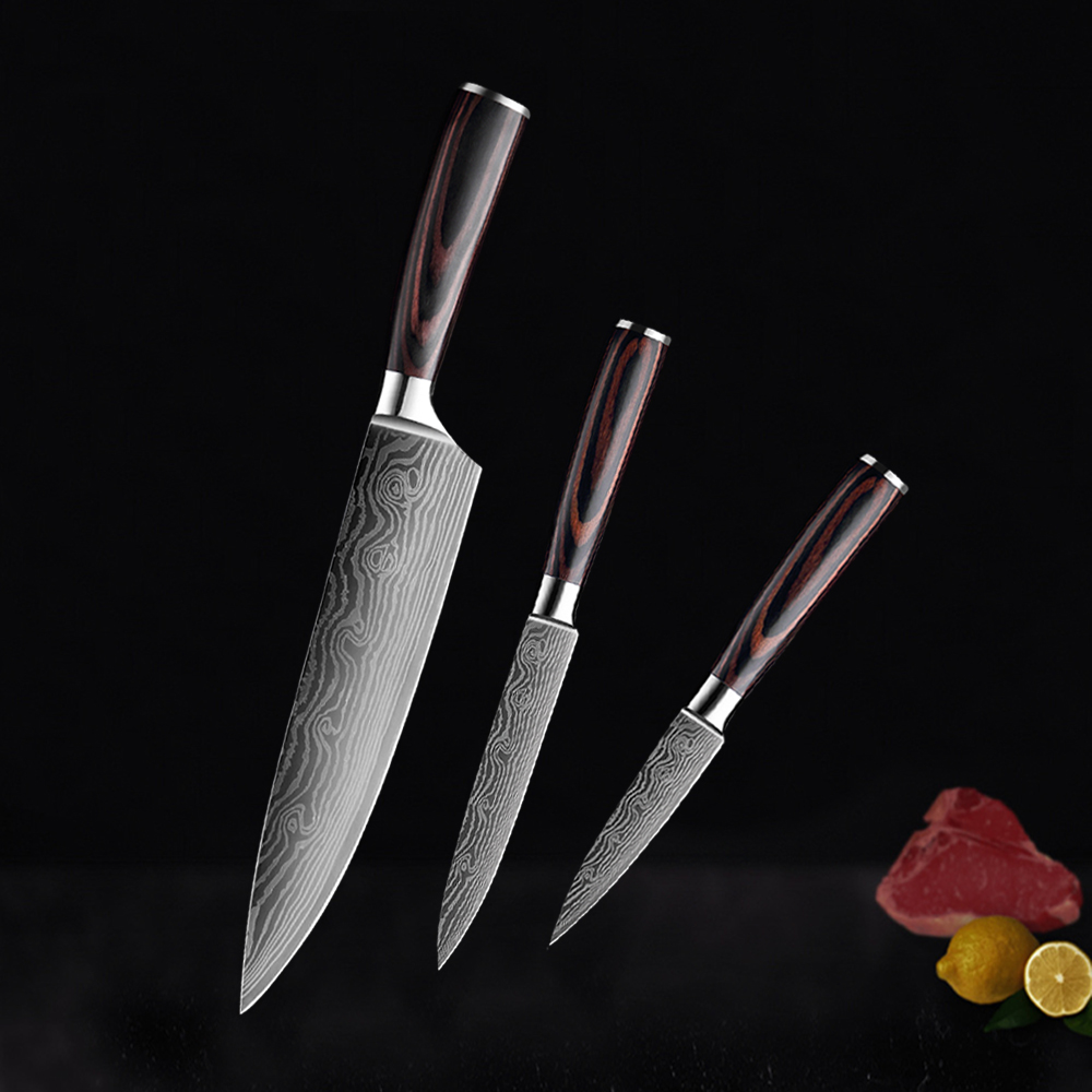8-Piece Professional Japanese Chef Knife Set