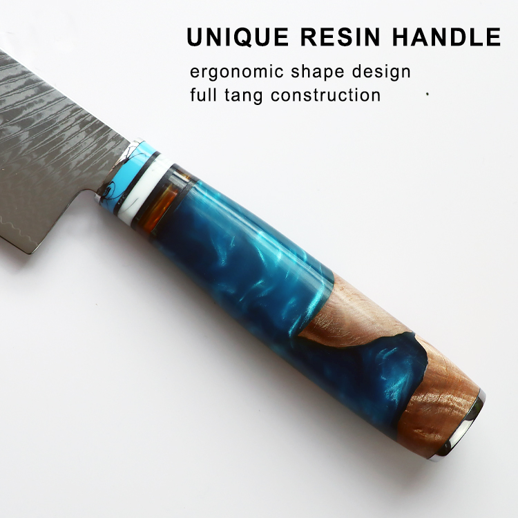 5-Piece Professional Japanese Damascus Knife Set