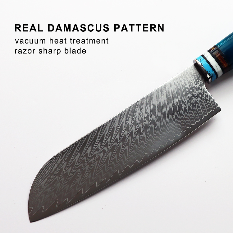 5-Piece Professional Japanese Damascus Knife Set