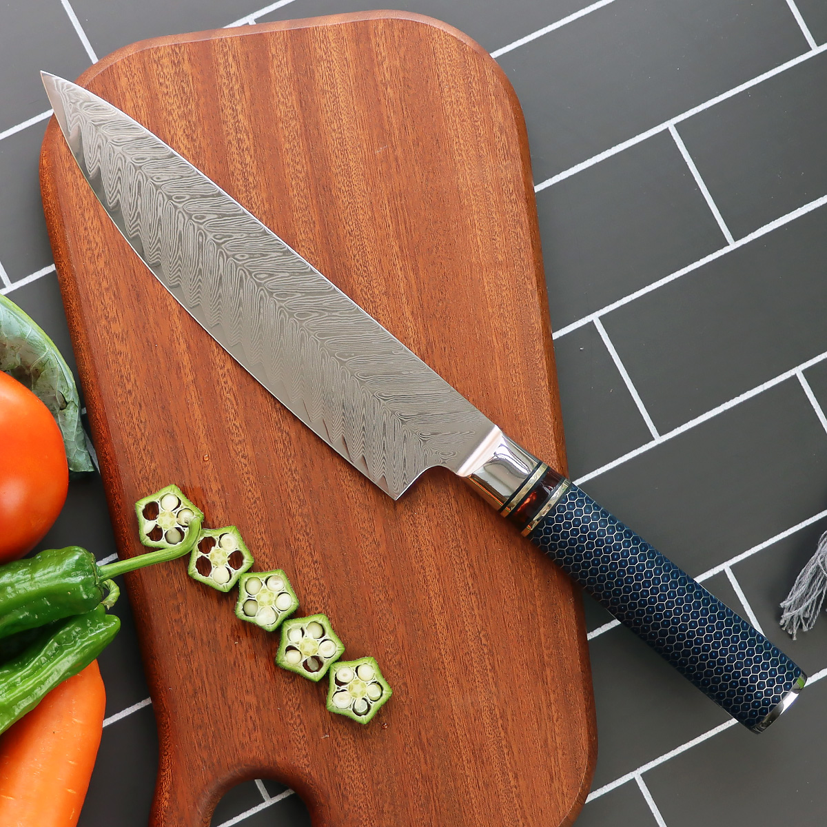 8 Inch Damascus Steel Chef Knife