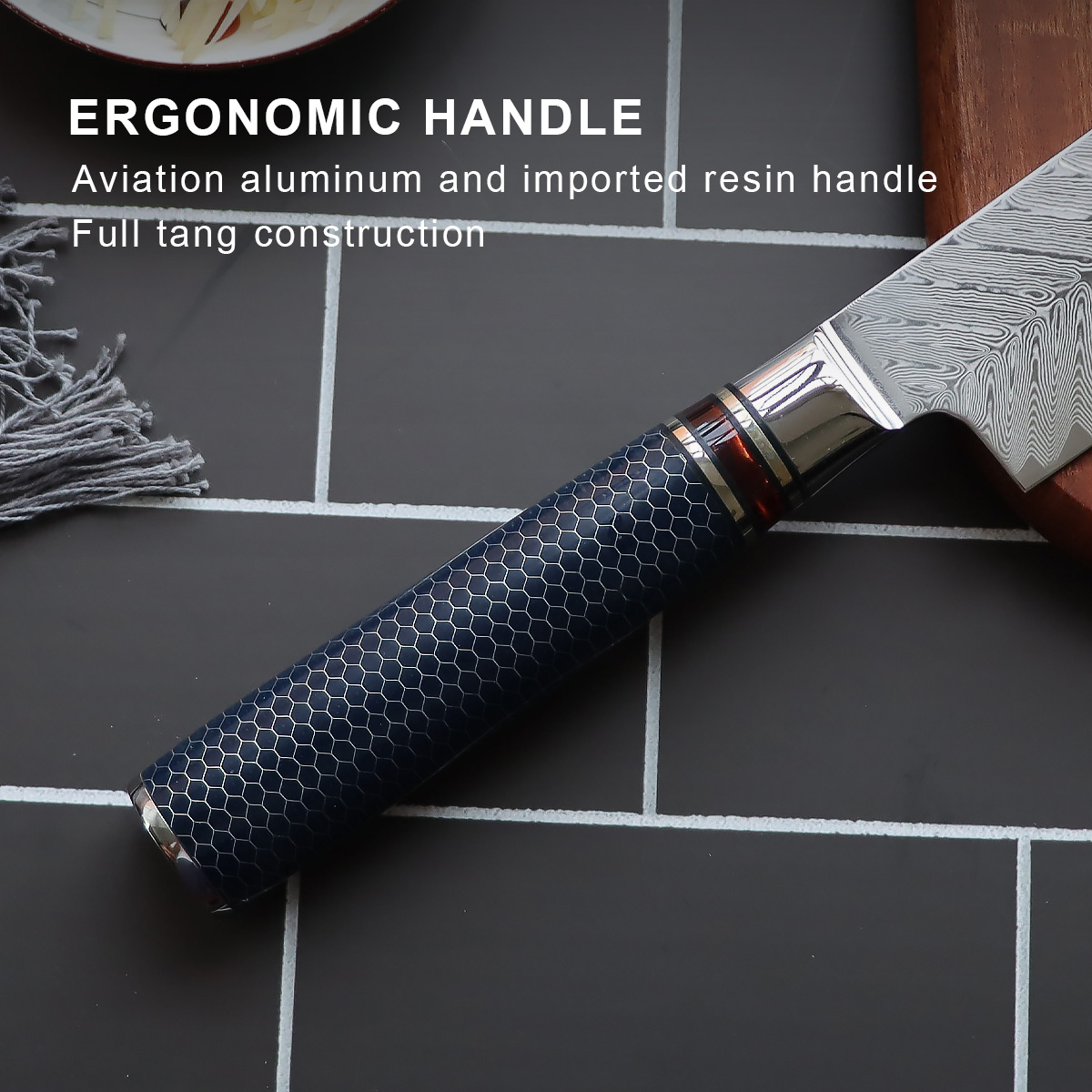 8 Inch Damascus Steel Chef Knife