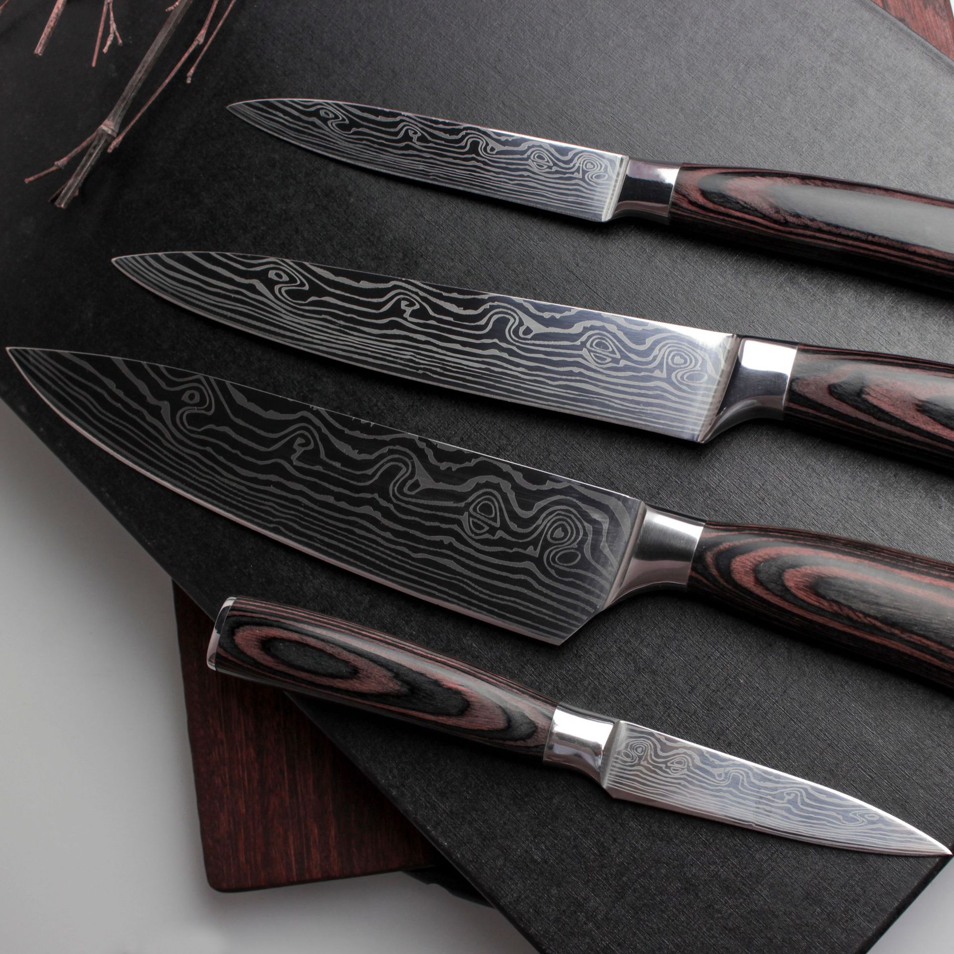 8-Piece Professional Japanese Chef Knife Set