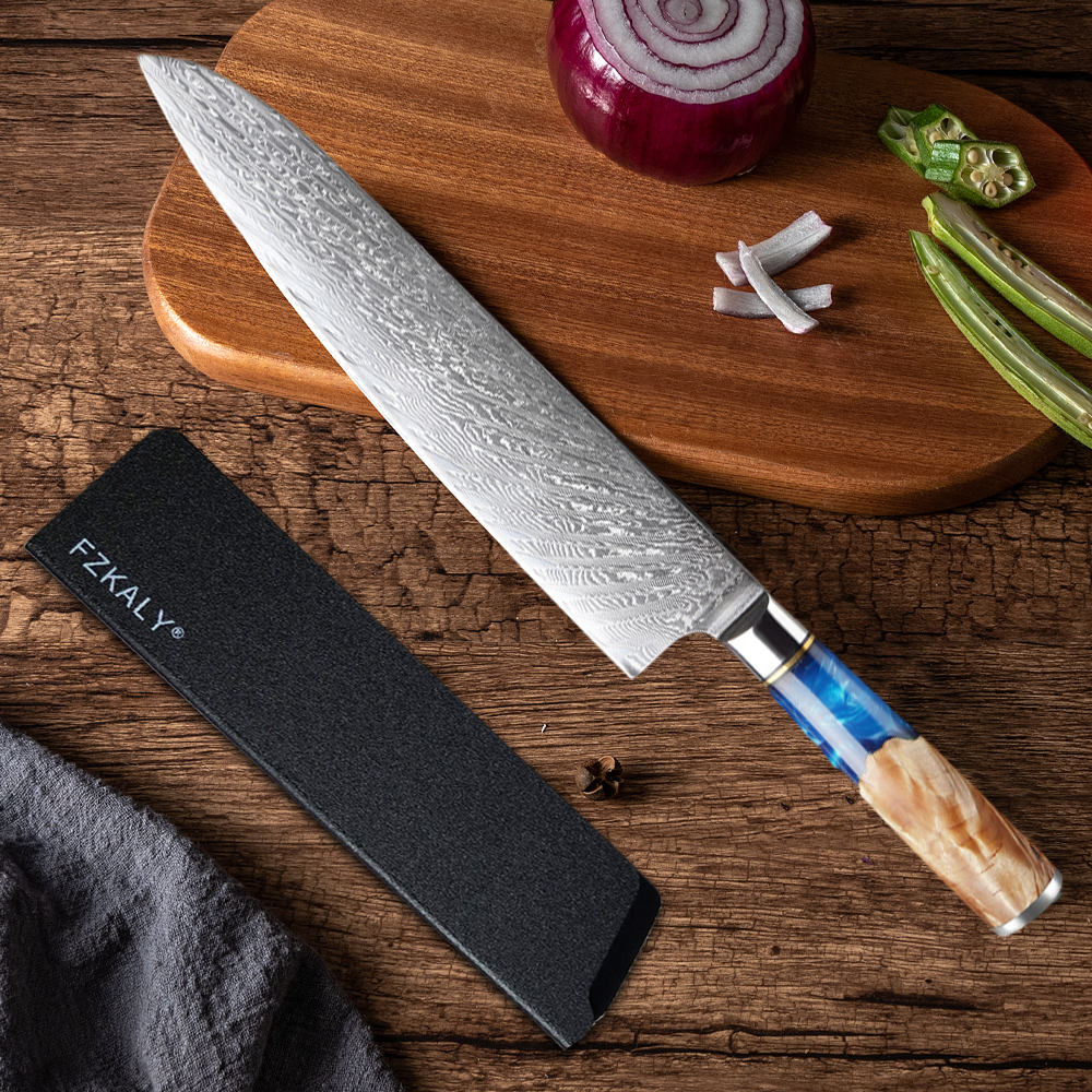Professional Damascus Steel Chef Knife Set