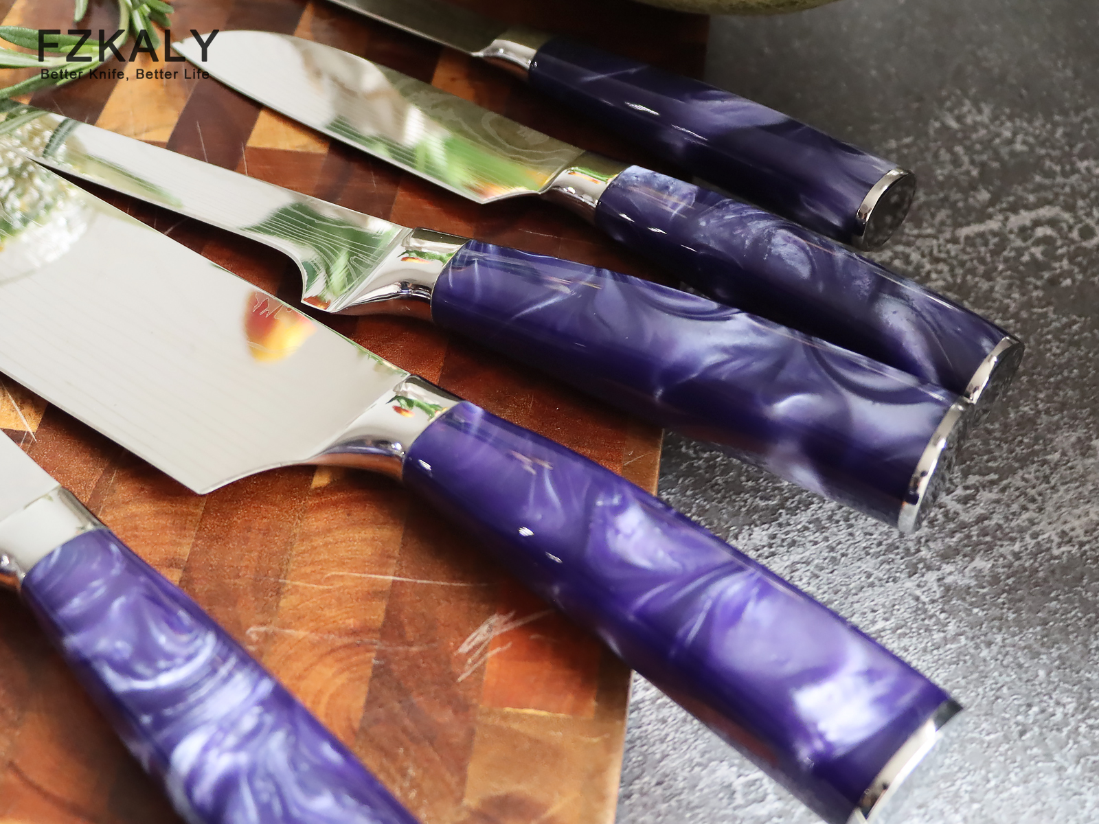 Comfort and Control - 8-piece knife block set