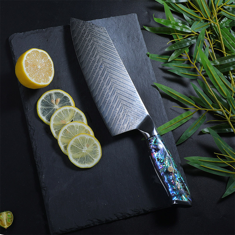 Damascus Steel Cleaver Knife