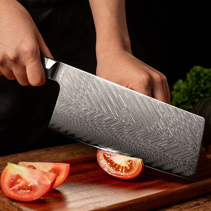 Damascus chinese cleaver