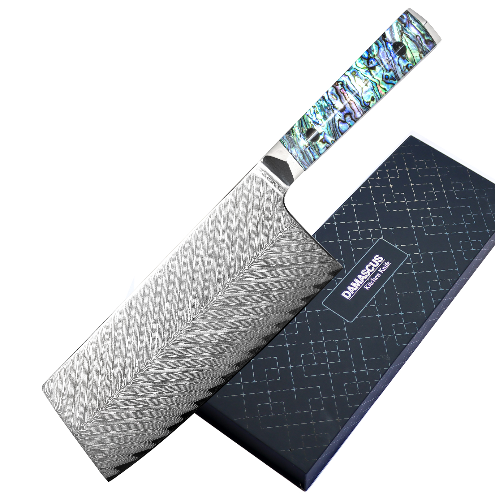 Damascus chinese cleaver