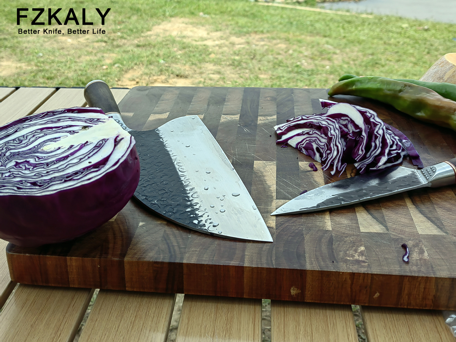 fzkaly 4-piece kitchen knife set