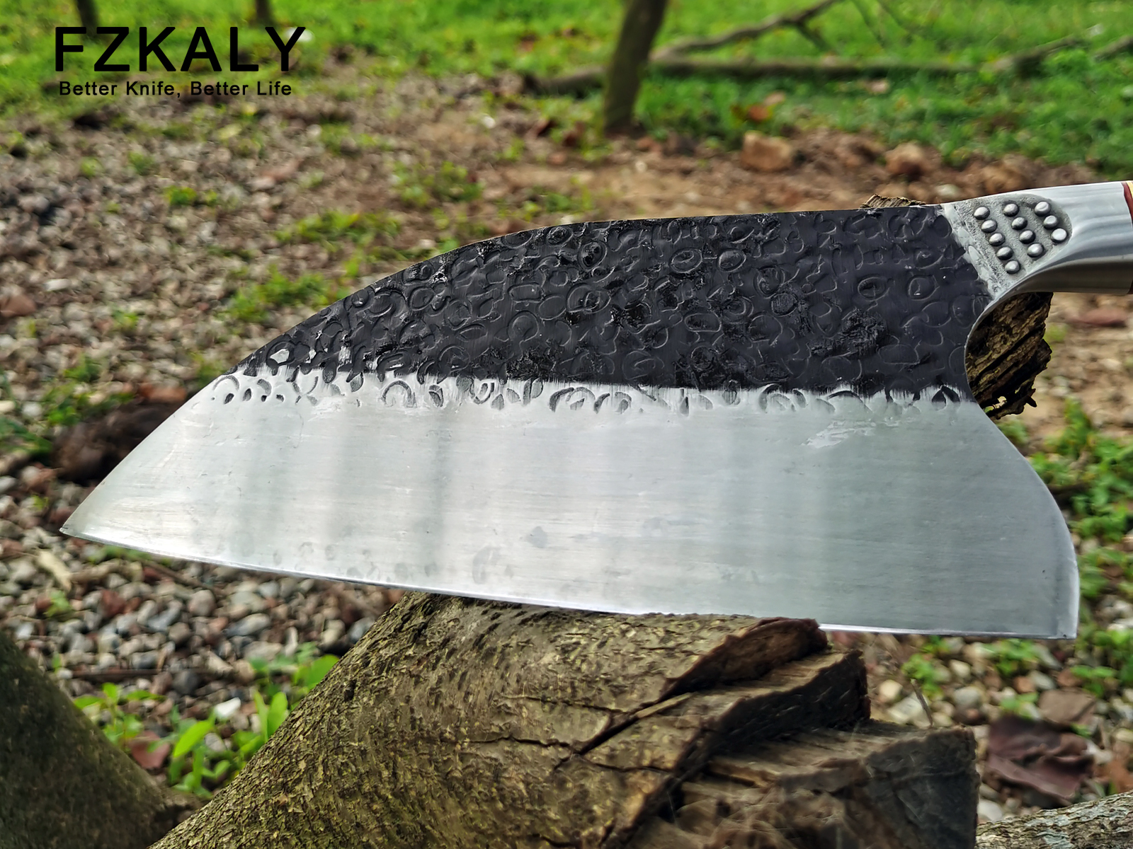 Fzkaly kitchen knife set - cleaver knife