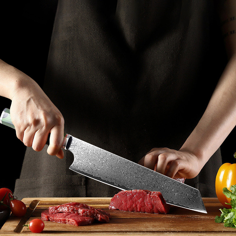 Japanese Chef's Knife 9" Damascus Steel Knife