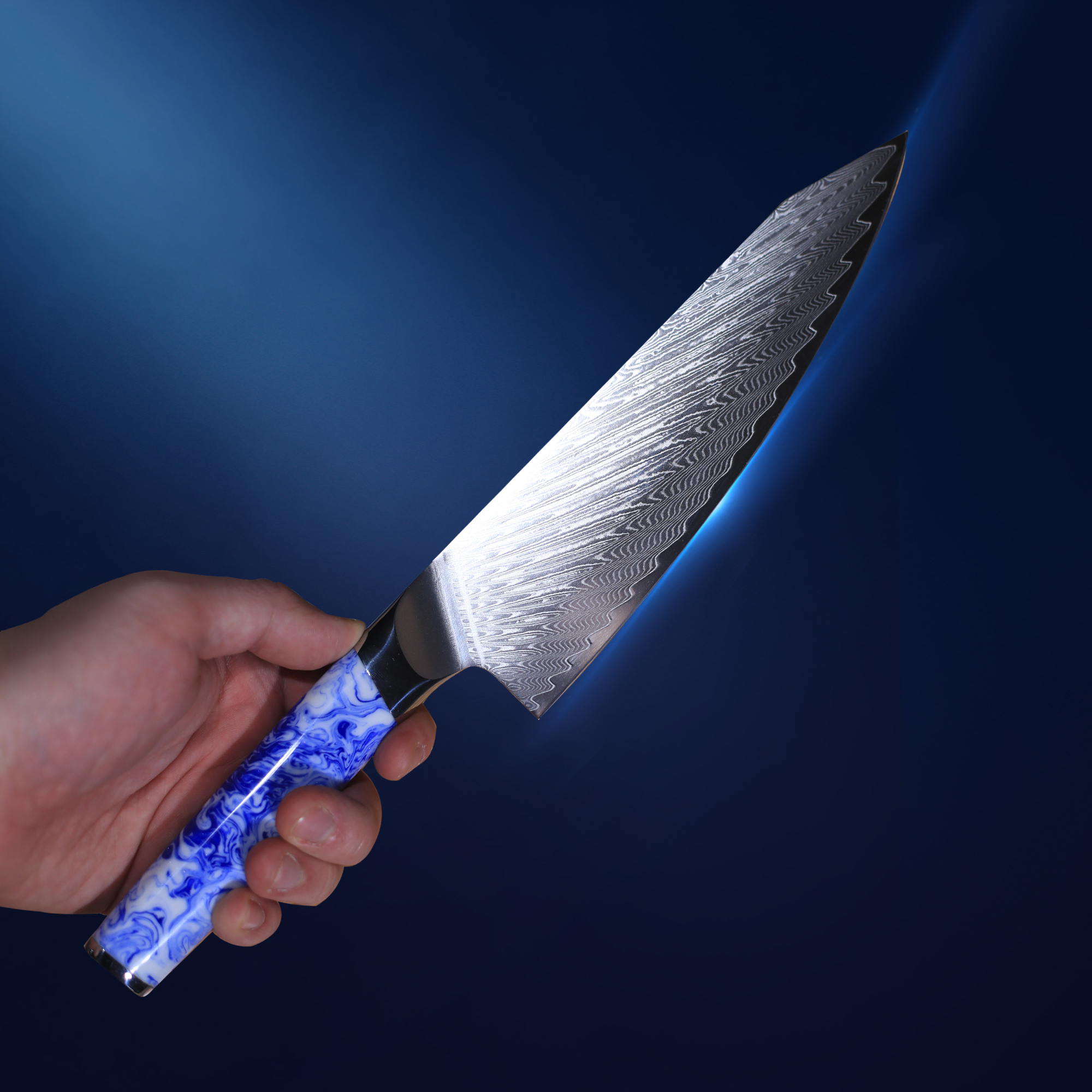 Japanese Damascus Chef Knife