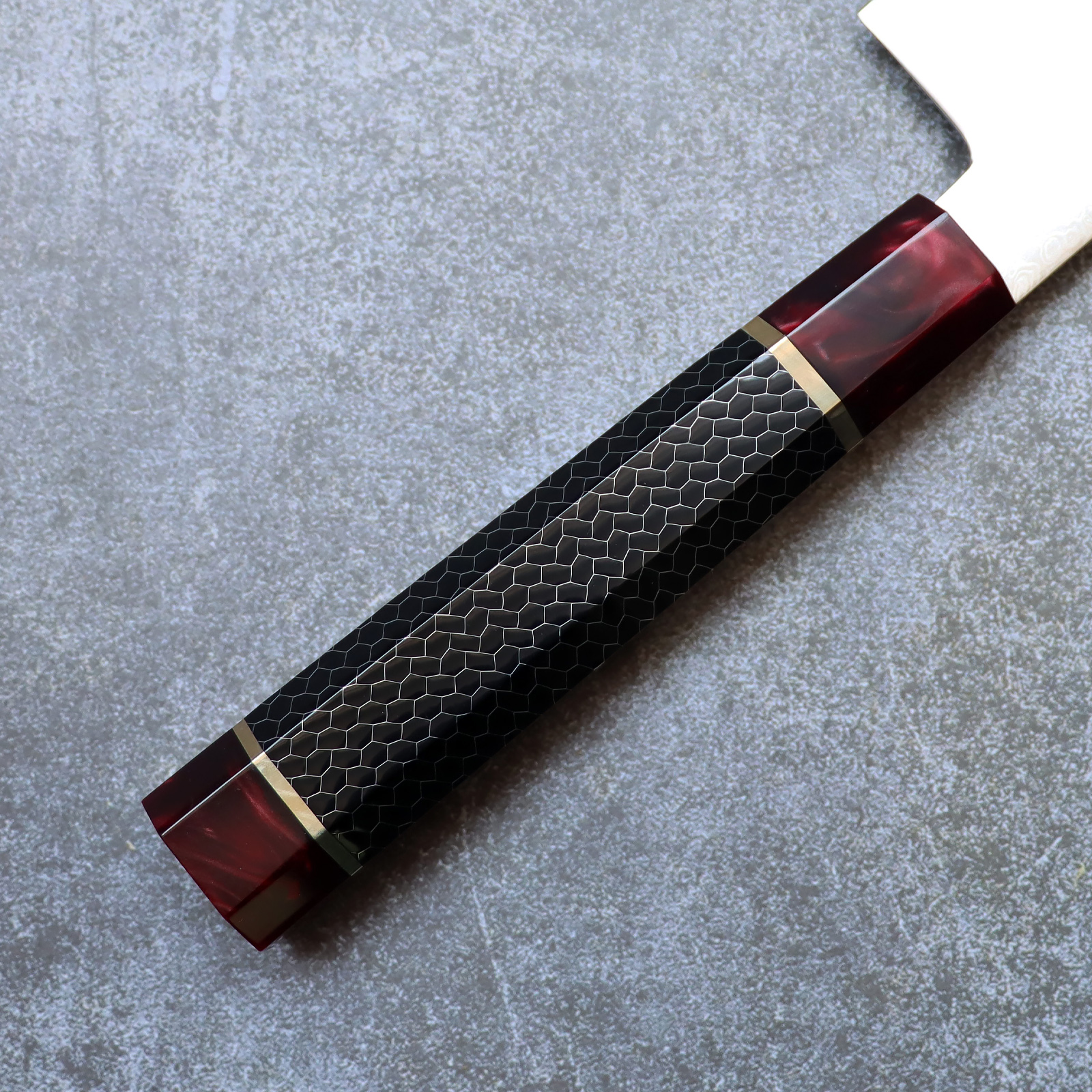 Japanese Nakiri Knife 7 Inch VG10 Damascus Steel