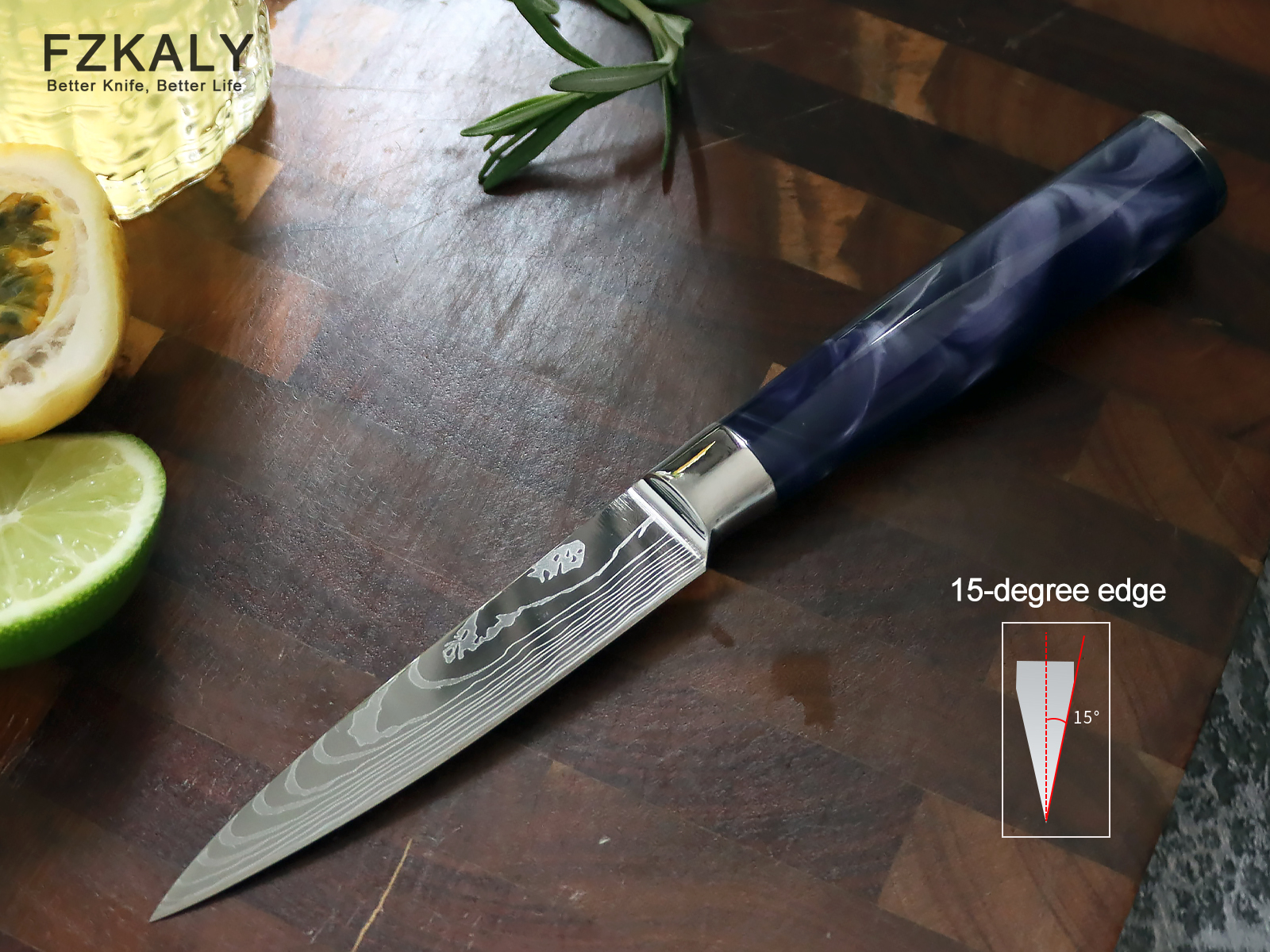 Precision Cutting & Efficiency - 8-piece knife block set