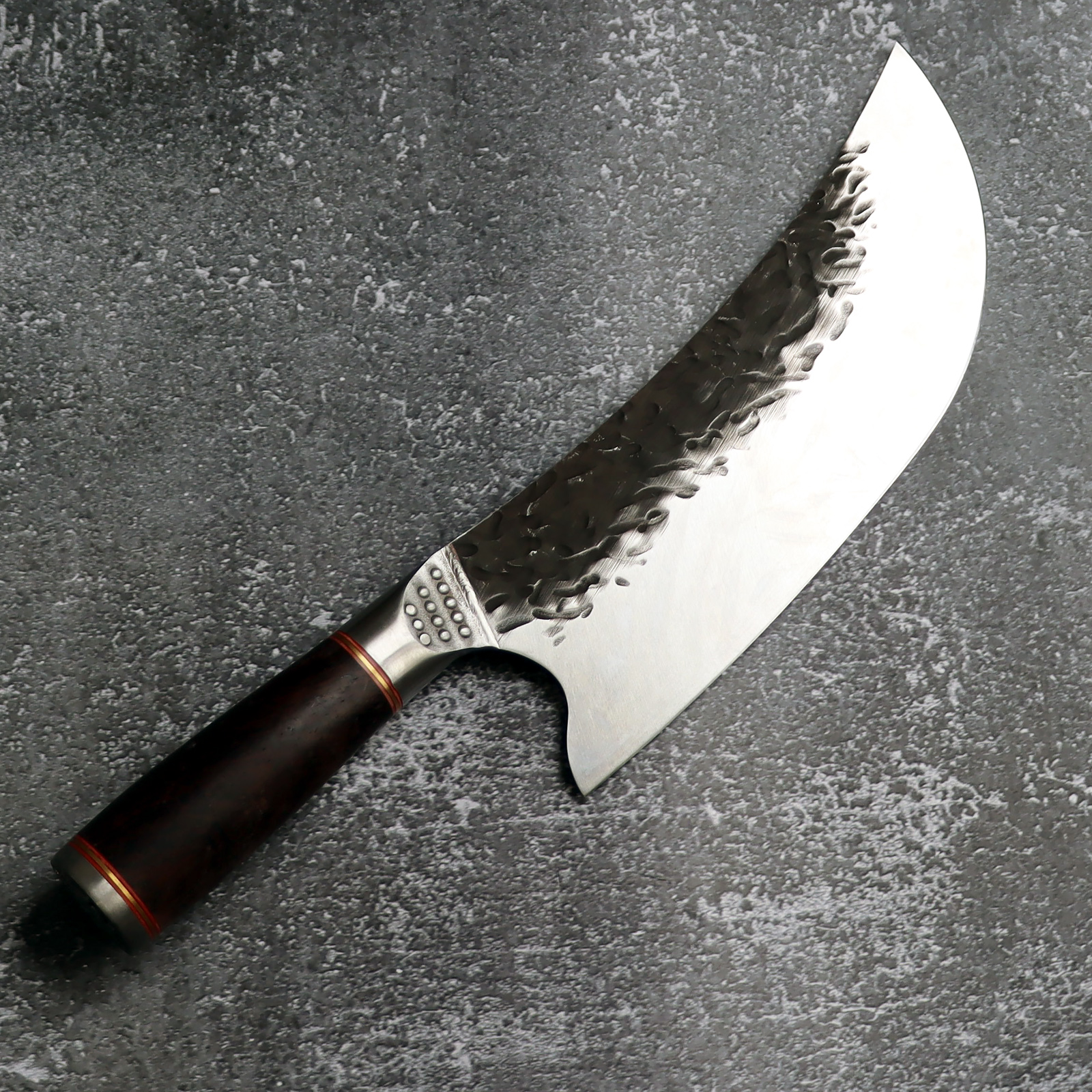Hand Forged Butcher Knife, 8 Inch