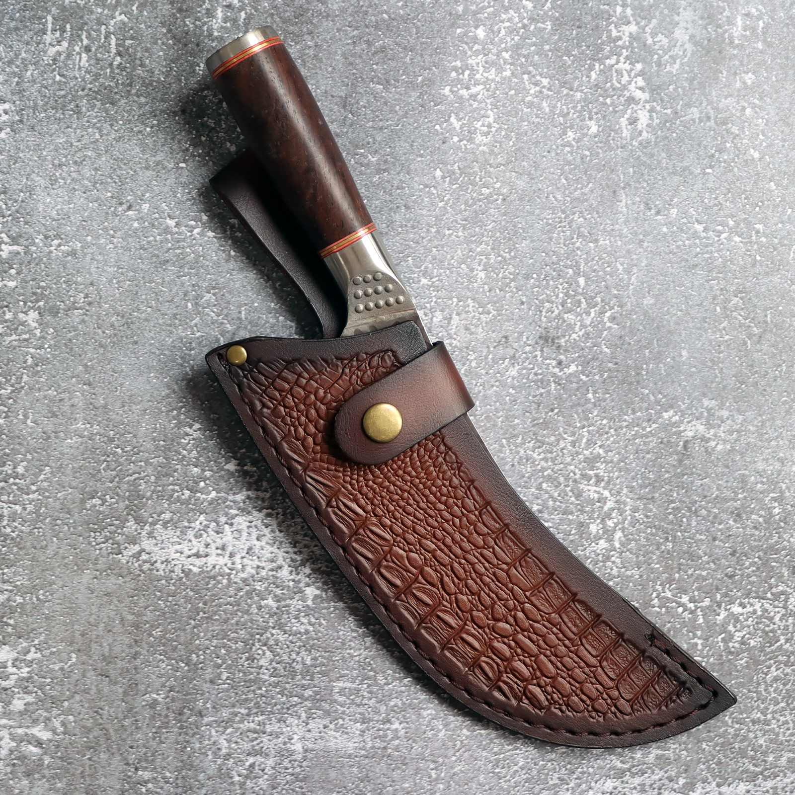 Hand Forged Butcher Knife, 8 Inch