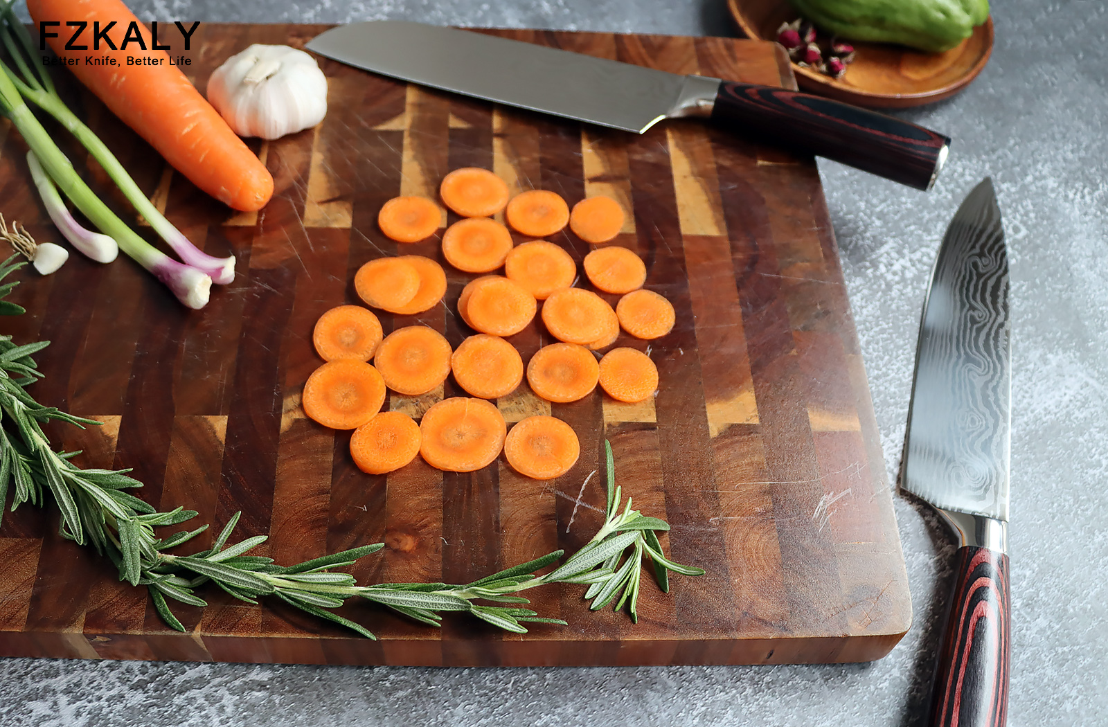 Professional Chef Knife Set with Leather Knife Bag