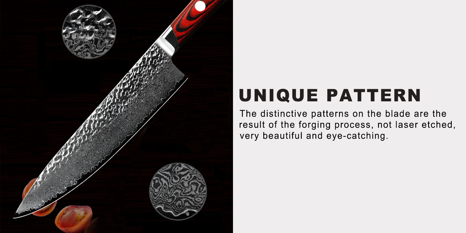 4 Piece Japanese Damascus Knife Set