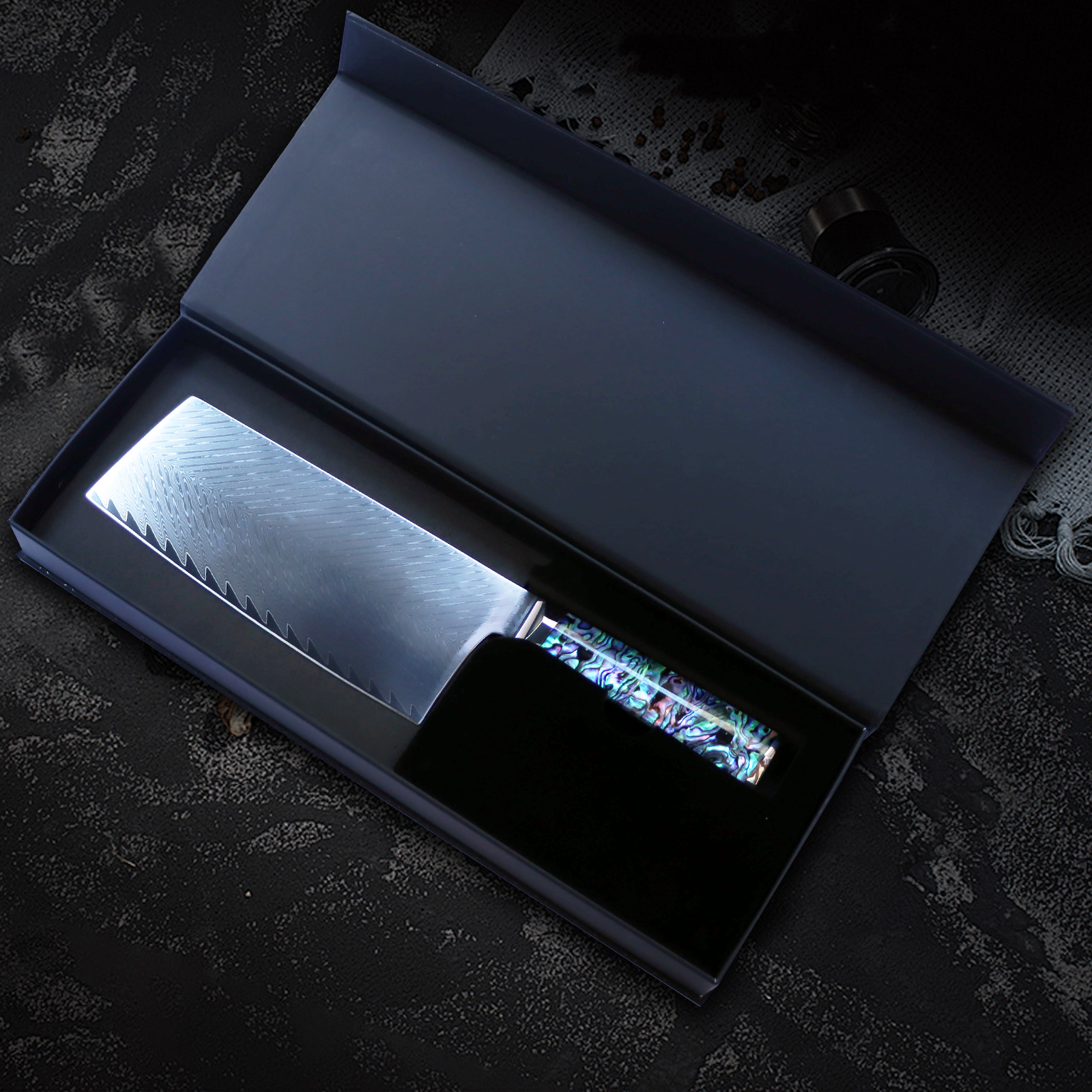 Damascus chinese cleaver