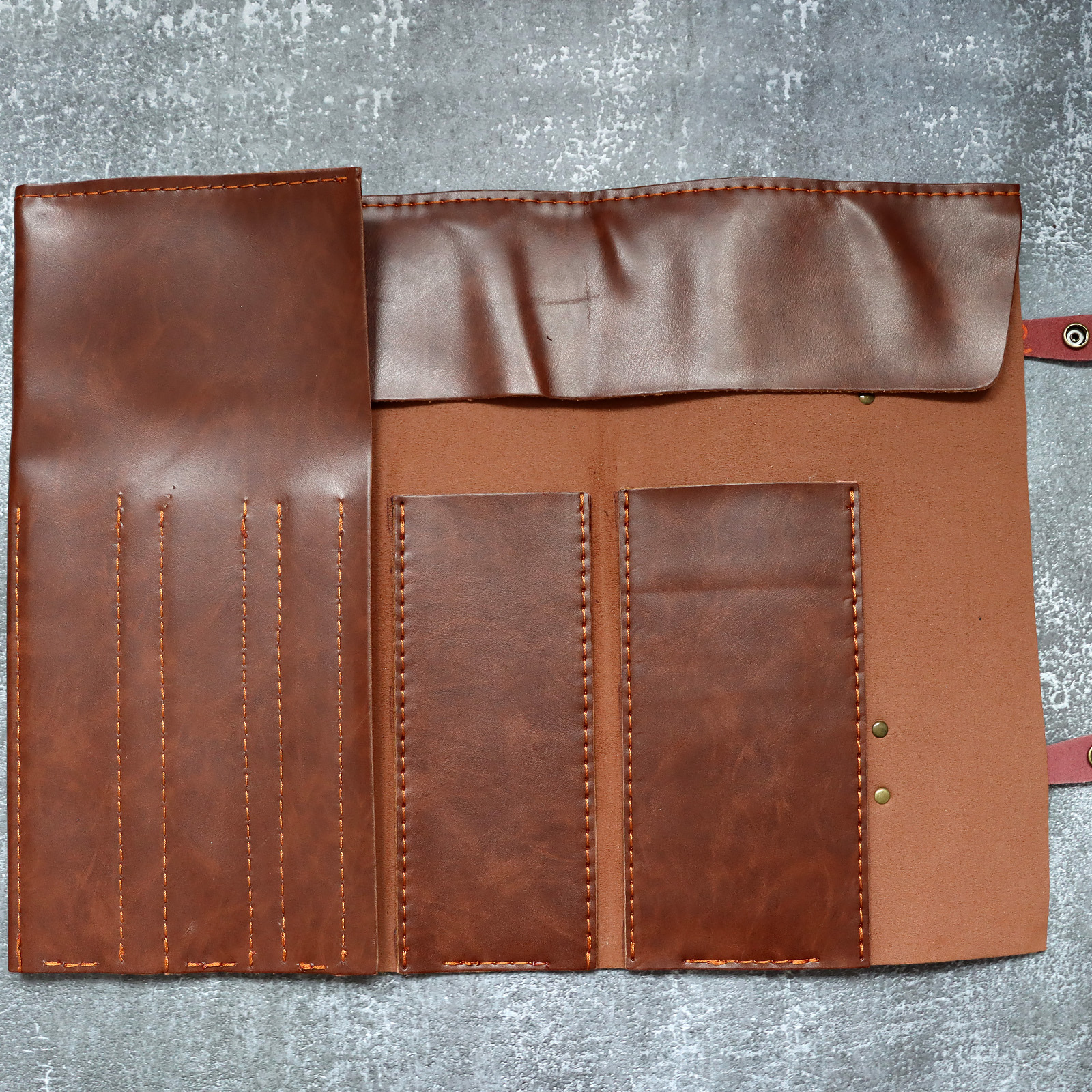 Professional Chef Knife Set with Leather Knife Bag