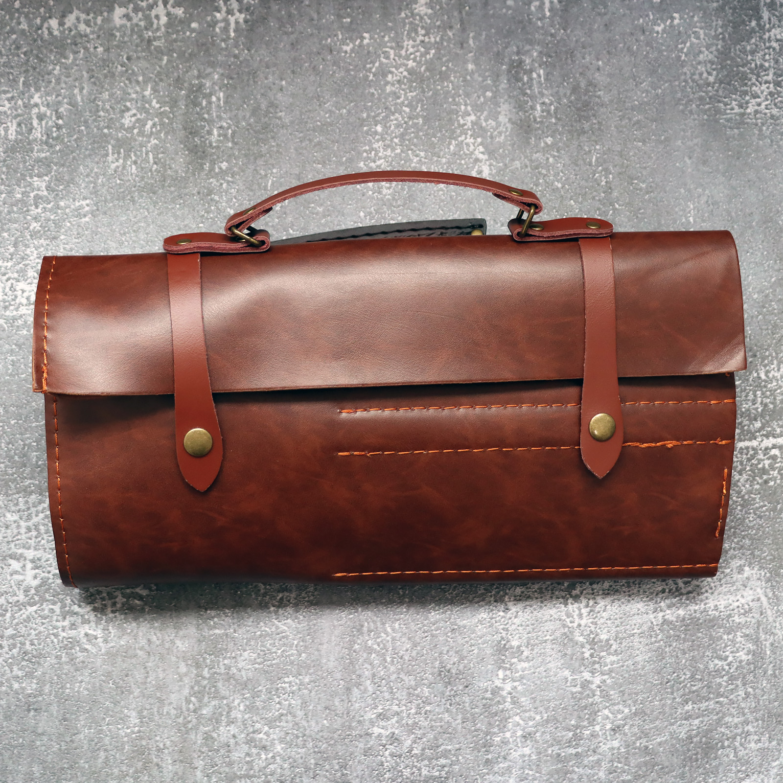 Leather Knife Roll Bag