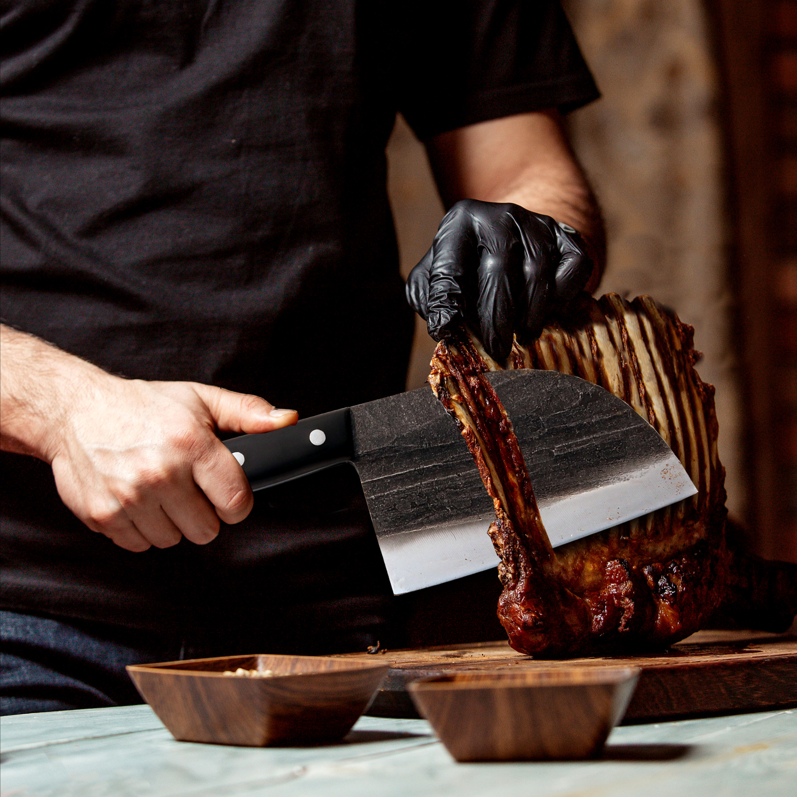 Hand Forged Chef Cleaver Knife