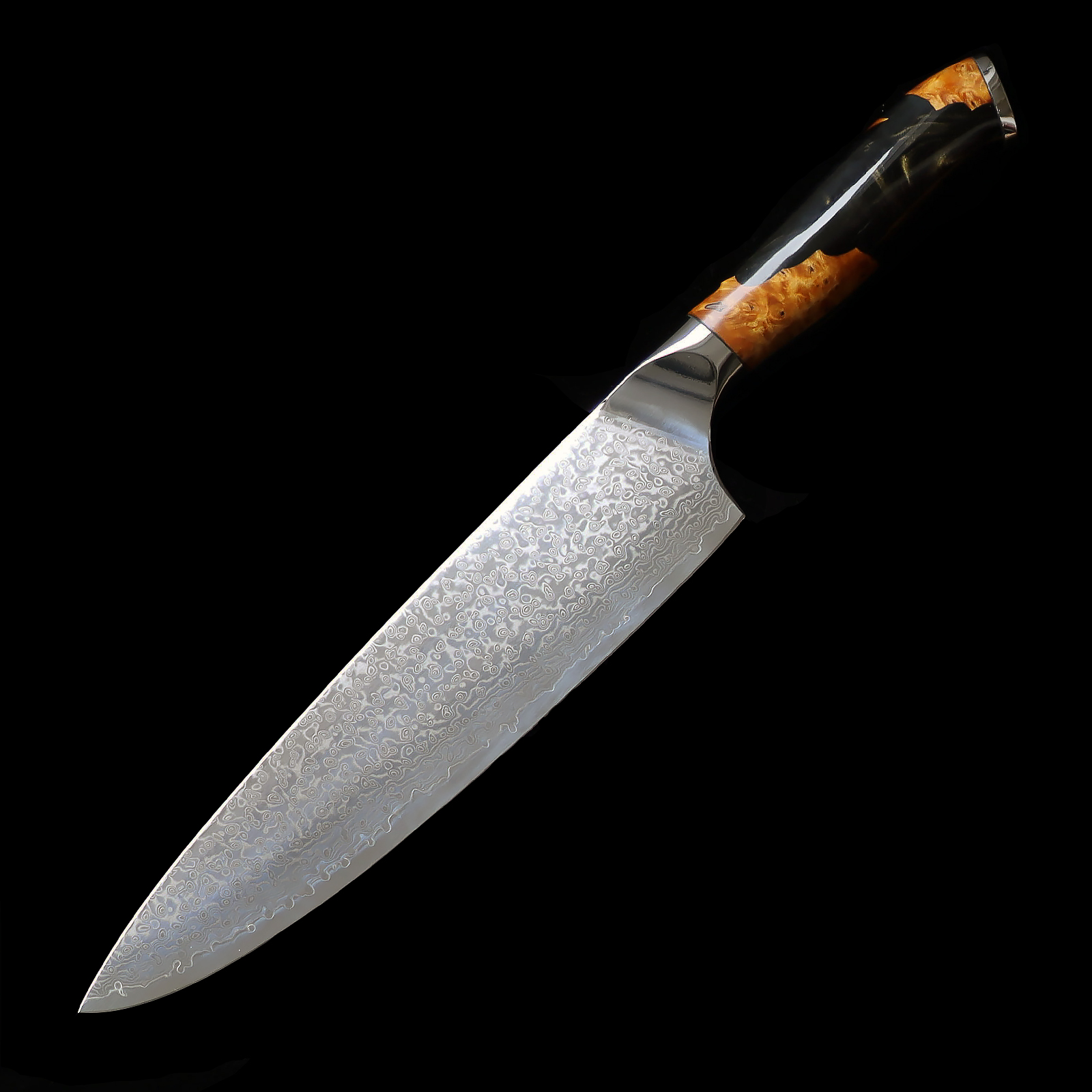 4-Piece Hand Forged Damascus Kitchen Knife Set