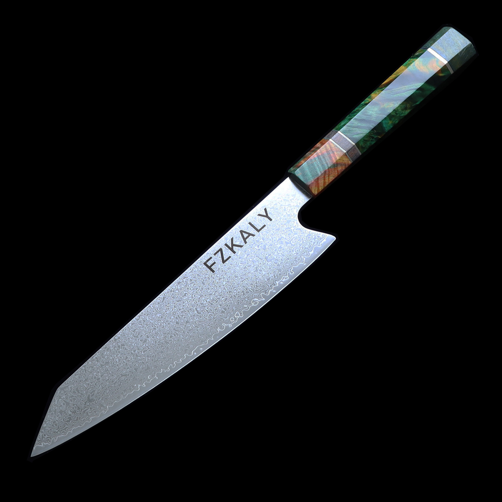 Chef Knife 8 Inch Japanese Kitchen Knife, Forged German 1.4116 Carbon Steel Cooking Knives, Ultra Sharp Chefs Knife with ABS Sheath, Full Tang Rosewoo KEEMAKE 8 Inch Premium Kitchen Chef Knife Japanese 440C High
